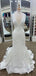 White Sequins Deep V-neck Long Evening Prom Dresses, Sparkly Wedding Dress, DB0346