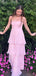 Gorgeous Pink Chiffon Sweet Heart A-line Long Evening Prom Dresses, DB0351